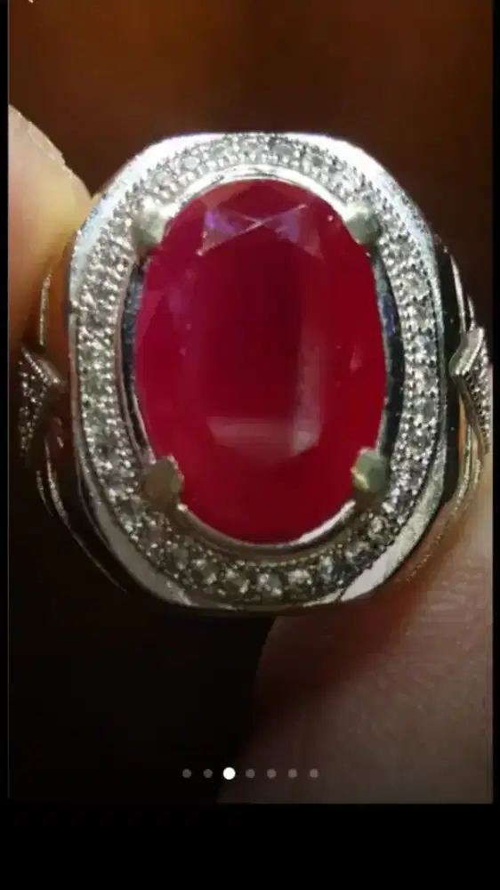 Jual Batu Cincin Red Ruby Cutting Beautiful Keren