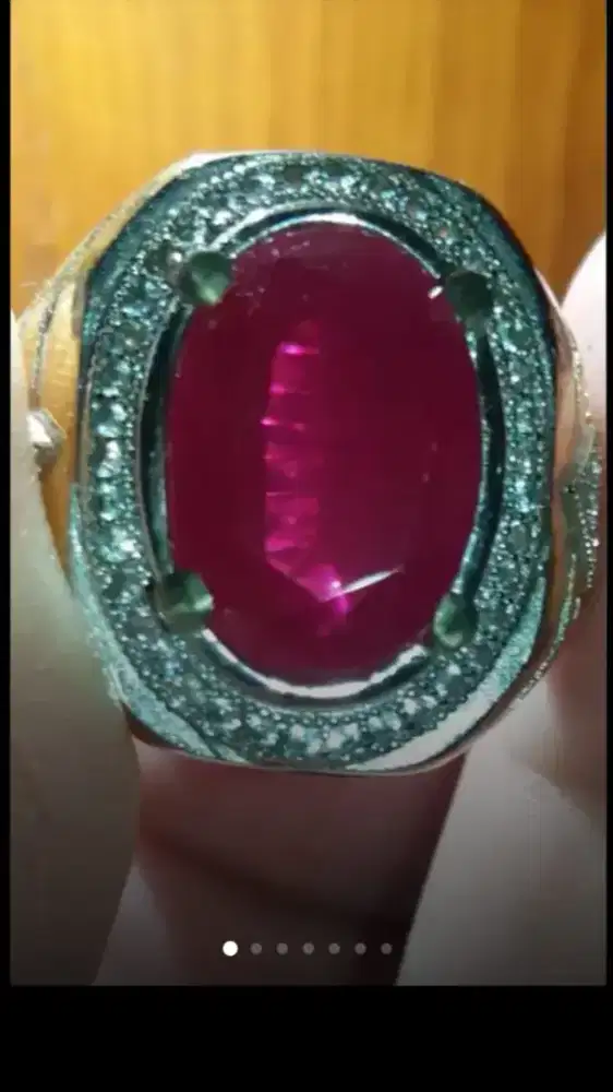 Jual Batu Cincin Red Ruby Cutting Beautiful Keren