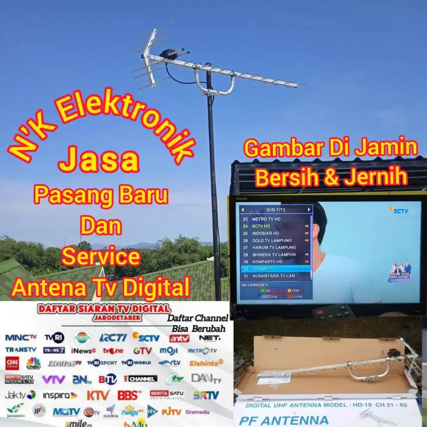 Pasang Pemancar Antena Digital 2024 Cibinong, Bogor