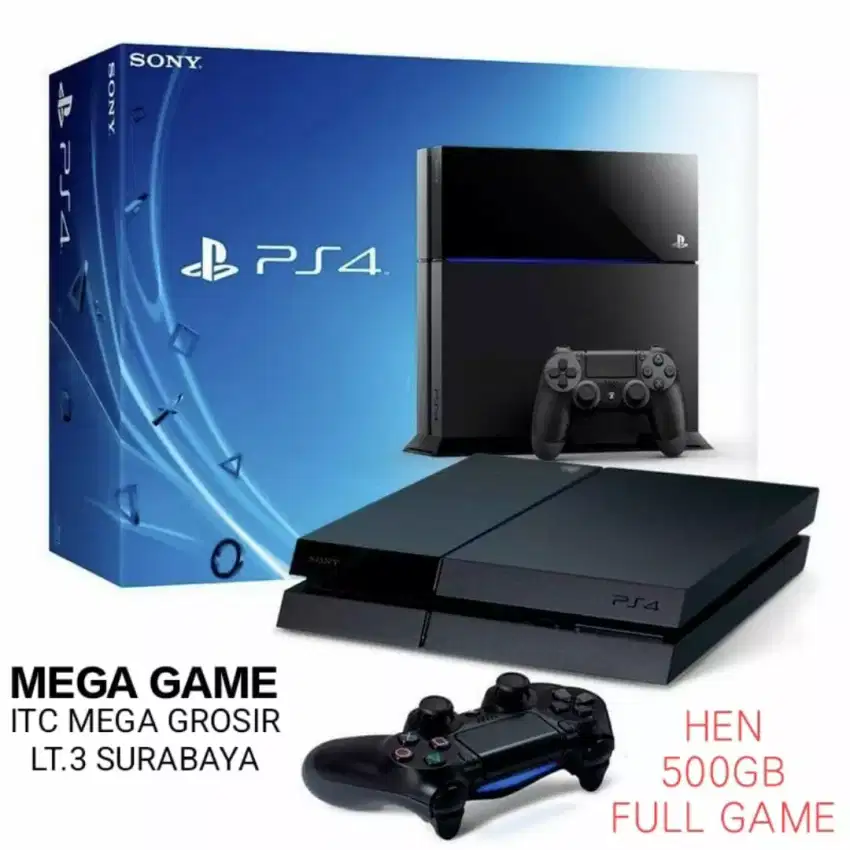 PS4 H3N 500GB FULL GAME GARANSI HARGA TERMURAH