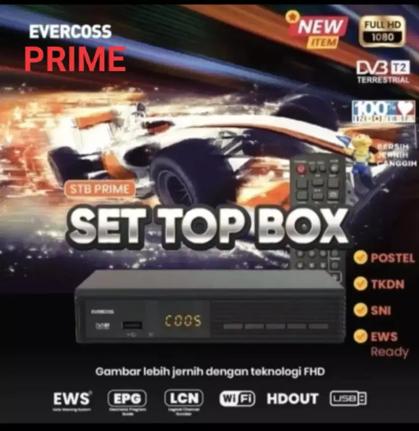 SET TOP BOX EVERCOSS PRIME