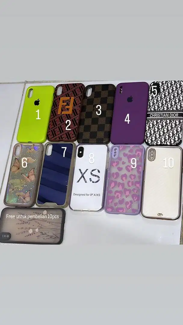 Soft case dan hard case iphone X/XS