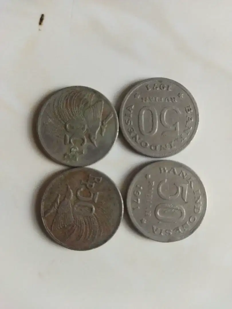 Uang koin kuno Rp 50 tahun 1971