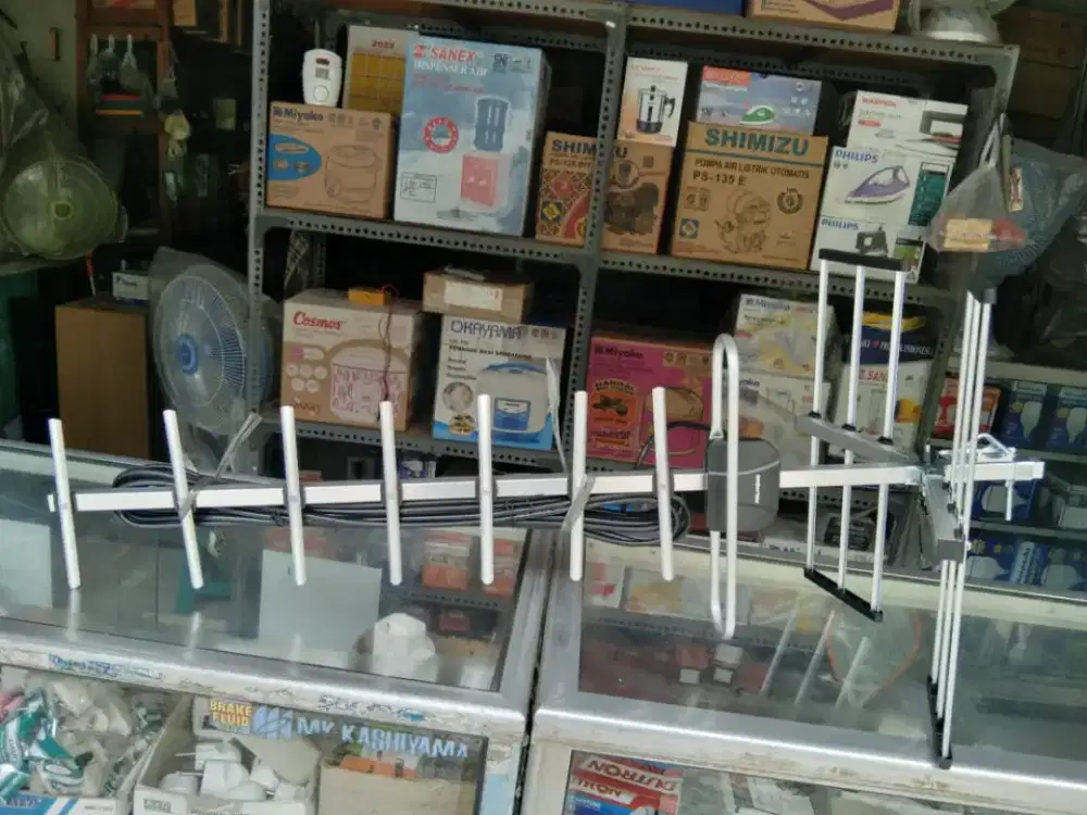 ANTENA LUAR DIGITAL MERK WELHOME + KABEL 10MTR