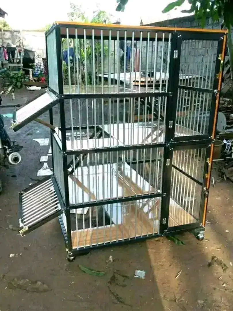 Kandang kucing alumunium