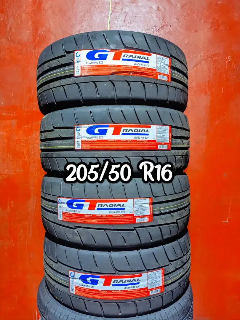 JUAL BAN BARU GT SX2 205/50 R16