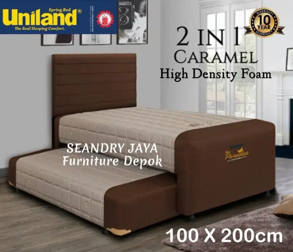 SEANDRY JAYA Furniture Depok/Tempat tidur Sorong Uniland/Guhdo/murah