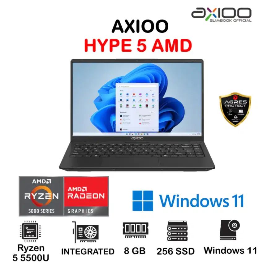 AXIOO MYBOOK HYPE5 AMD Ryzen 5