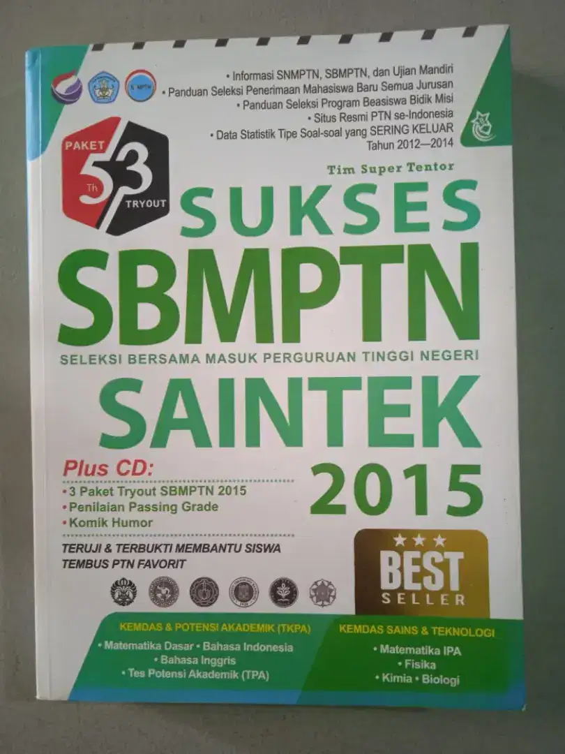 Buku Sukses SBMPTN Saintek 2015