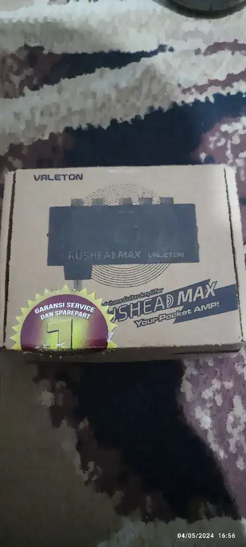 Efek gitar portabel Valeton Rushead Max