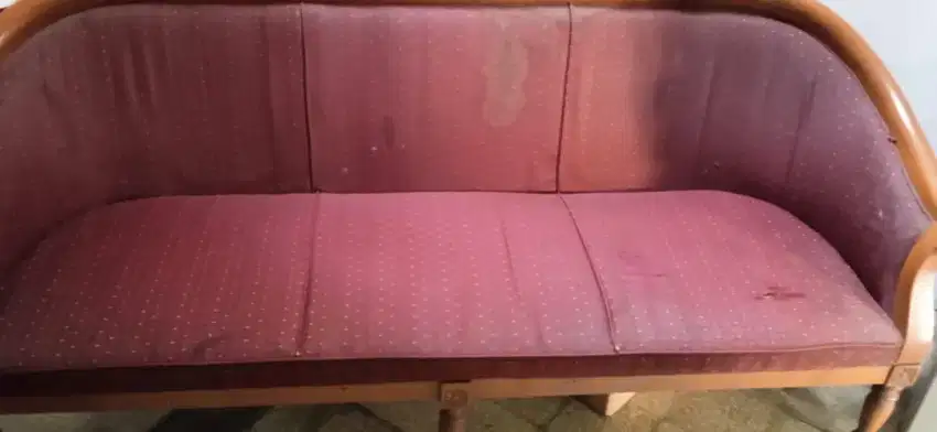 Sofa dan meja kayu jati bagus