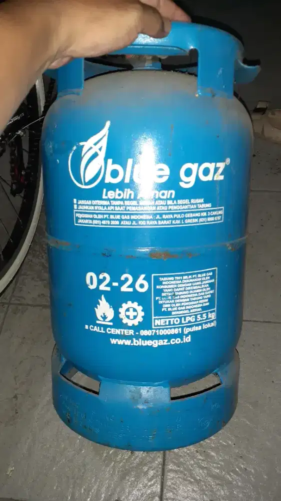 Tabung kosong blue gaz