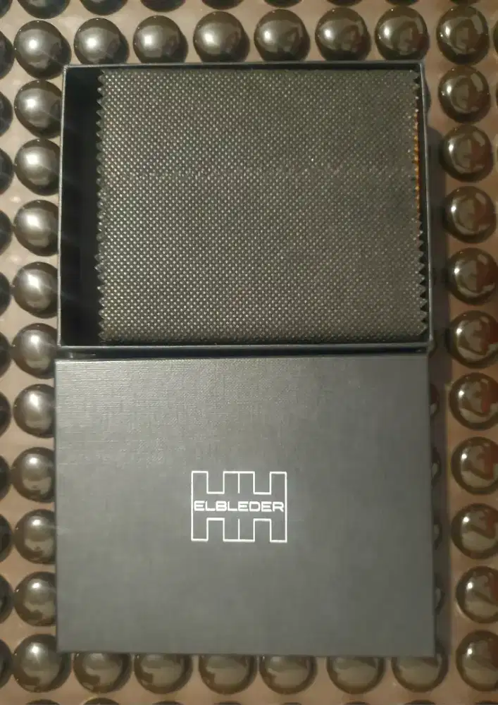 Dompet lipat pria kulit asli Elbleder made in Germany