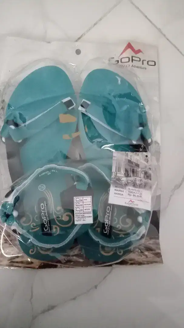 Sandal Gunung Wanita warna tosca size 39