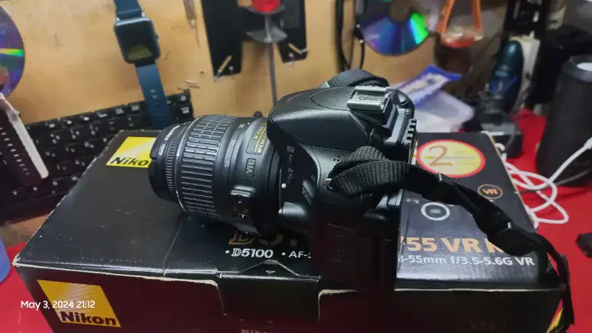 Nikon D5100 full set mulus siap pakai