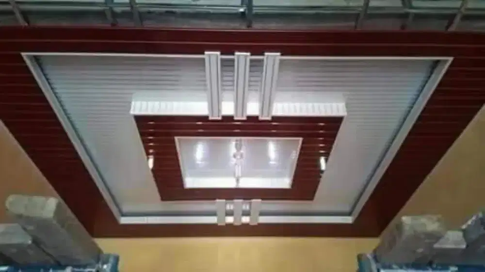 Plafon pvc minimalist Terpasang promo ahir tahun