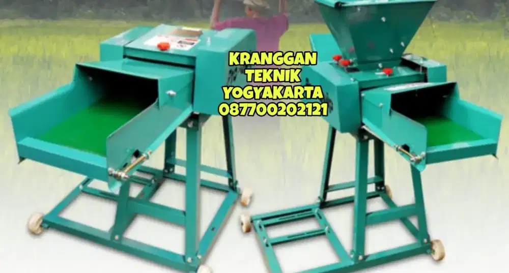 (KRANGGAN TEKNIK)pencacah rumput conveyor cacah jerami chopper tebon
