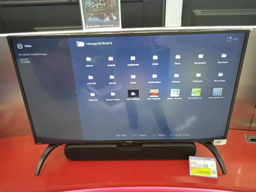 PROMO HOMECREDIT SHARP LED SMART GOOGLE TV 42 INCH