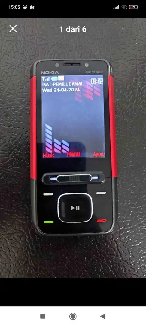 Nokia 5610 sliding red series