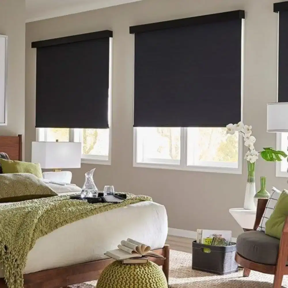 Tirai Gorden Roller Shades Wooden Blind Vertical Horizontal Blinds