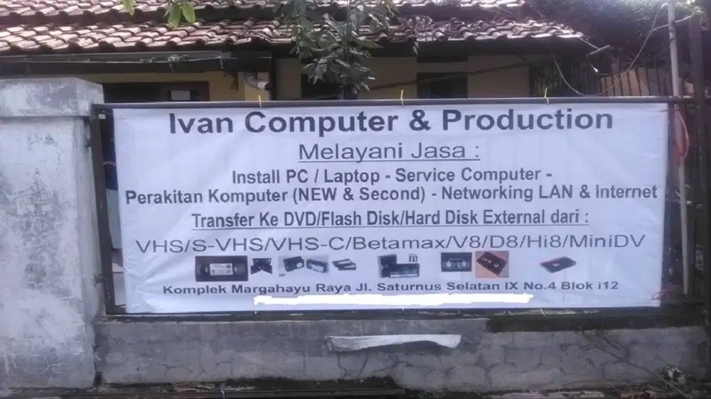 Jasa Digitalisasi Kaset VHS MiniDV & Scan Klise Negatif 35mm diBandung