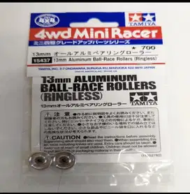 tamiya 15437 13mm aluminum ball race rollers ( ringles)