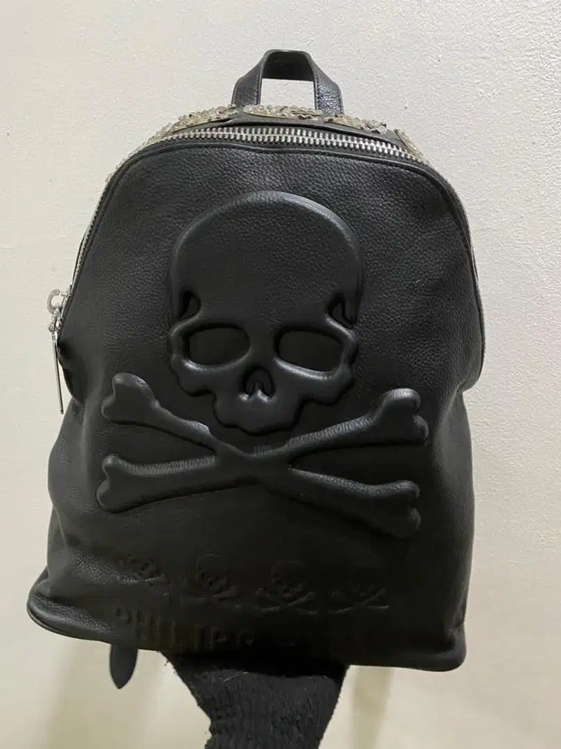 Backpack pria philip plein kulit keren sekali