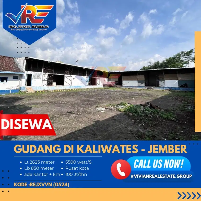 GUDANG DI WILAYAH KALIWATES JEMBER