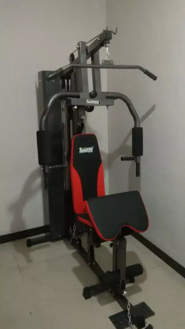 Alat fitnes home gym satu sisi beban 75 kgs