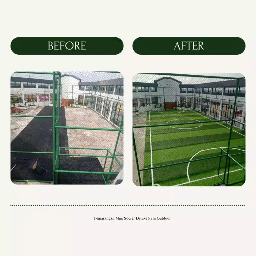 Rumput Sintetis Mini Soccer Deluxe 5 m
