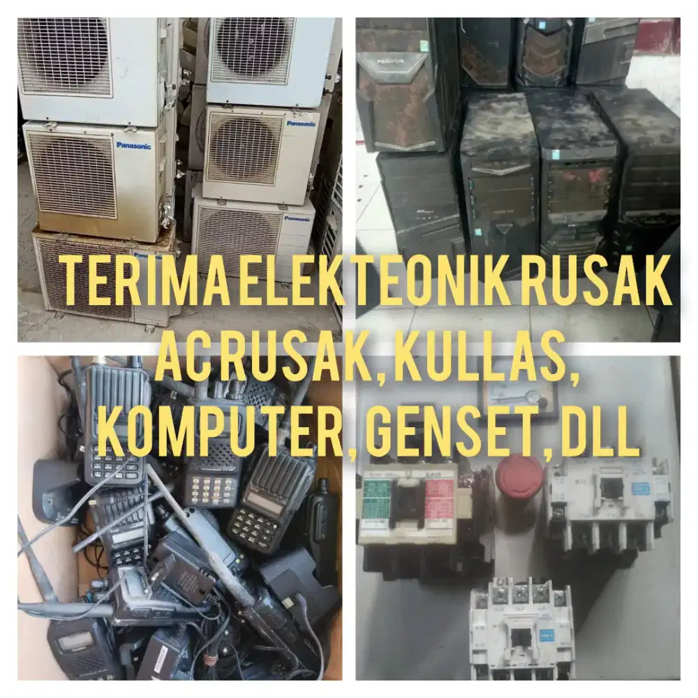 Terima AC rusak, kulkas, elektronik lainya