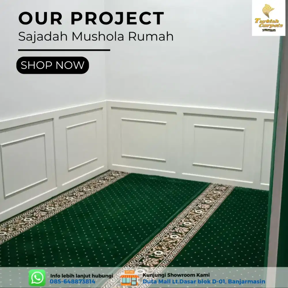 PERSIAPKAN SEJADAH BARU SAMBUT MOMENT RAMADHAN