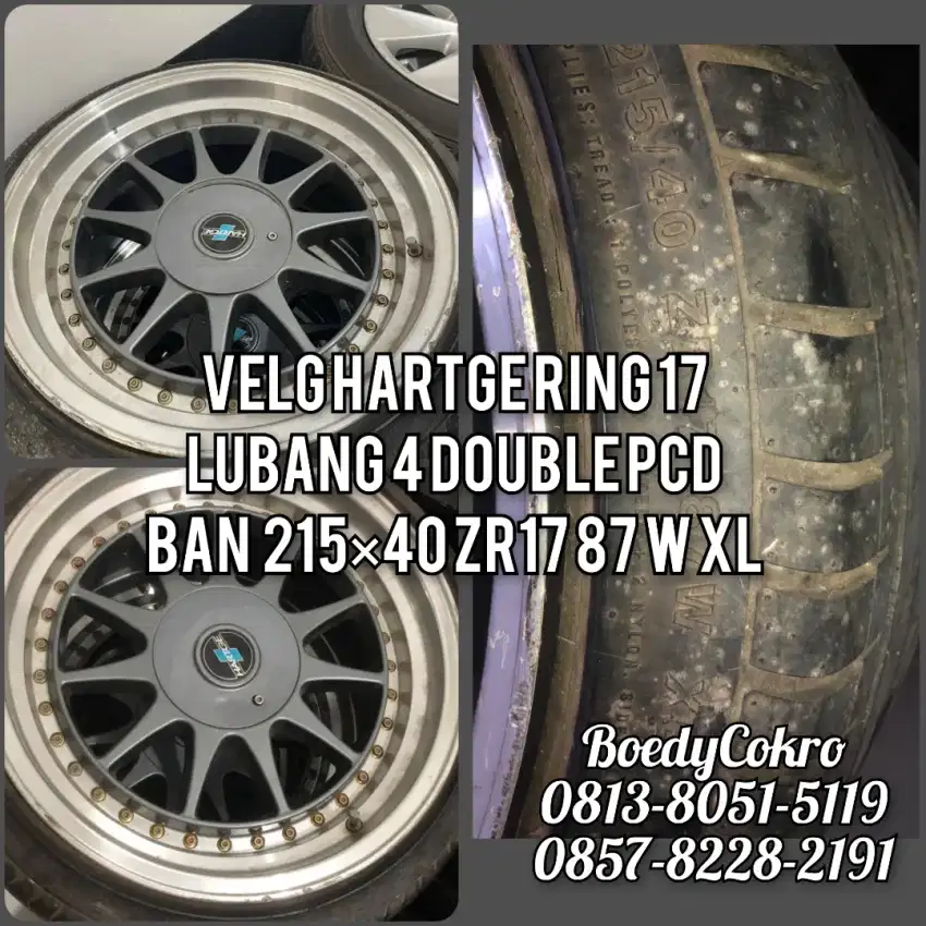 Velg HARTGE dan Ban Ring 17