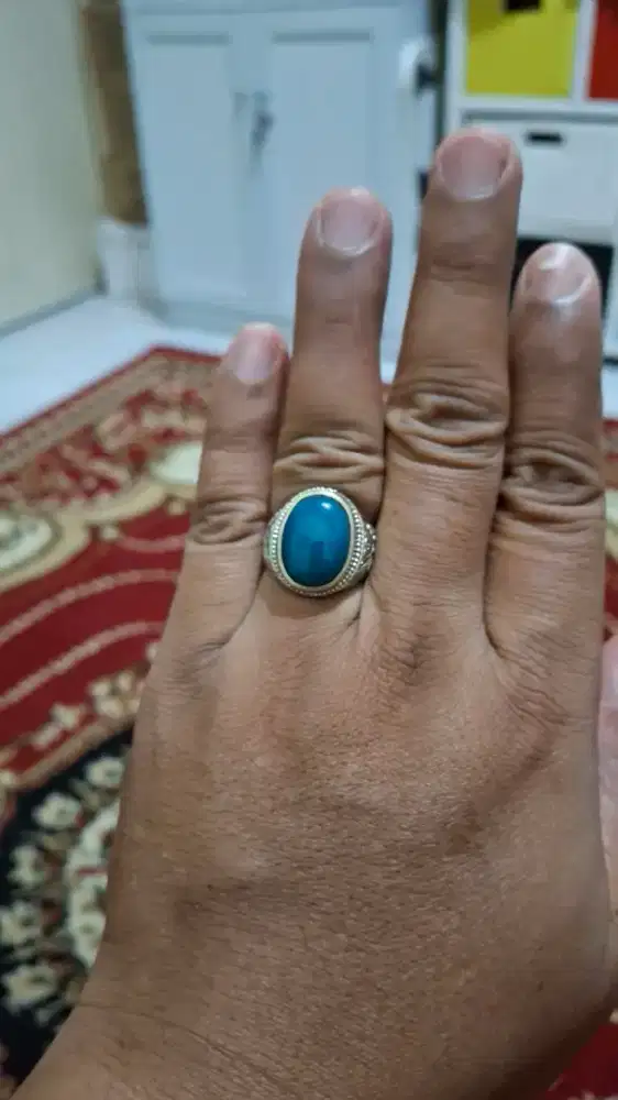 Bacan Doko Size Kantoran Ring 7,5 Ring Alpaka Mulus No Minus