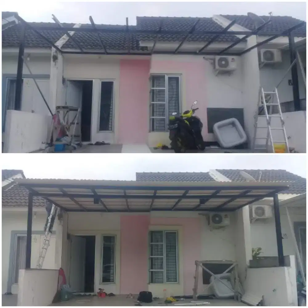 Kanopi baja ringan minimalis