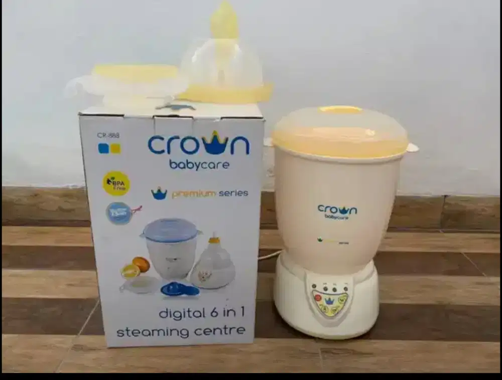 CROWN Digital 6 in 1 Steaming Center Babycare