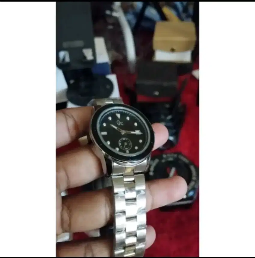 Jam cewek GC rantai silver