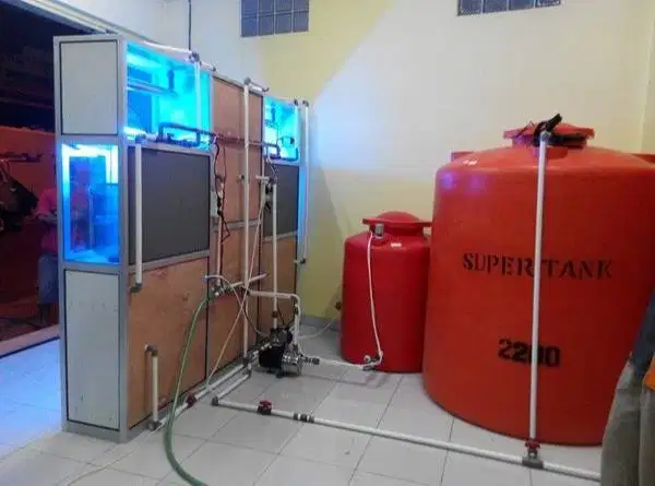 Depot Air Minum Isi Ulang Kapasitas Toren Air 8000 Liter