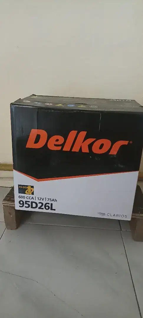 Aki Mobil Inova Diesel MF DELKOR 95D26L Aki Kering 12v 75amper CCA 600