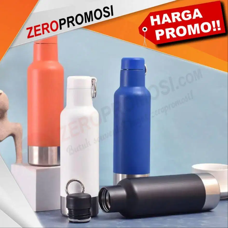 Souvenir Botol Air Minum Sport Vacuum Stainless TT-06 Cetak Logo