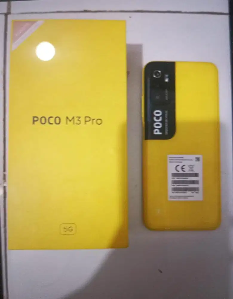 Poco M3 pro 5G 4+1/64 gb lengkap fullset