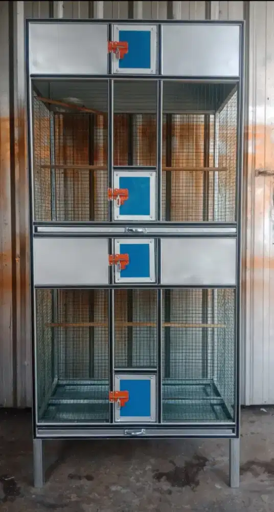 Sangkar ternak burung murai batu, kacer, poksay dll