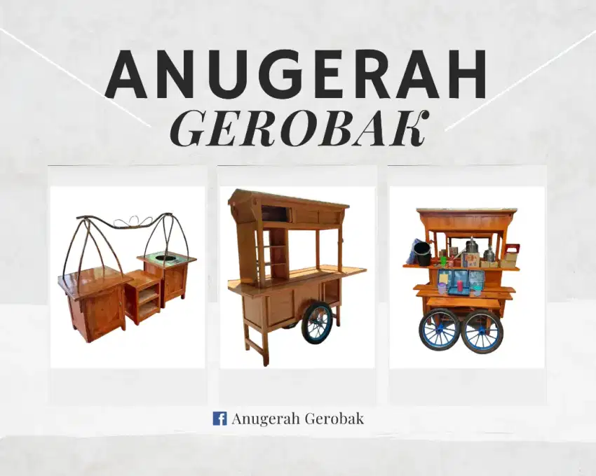 Jual gerobak custom gerobak kekinian gerobak kuliner dll