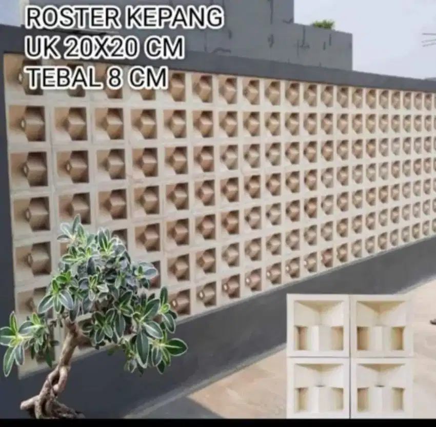 Roster beton motif & Bata expose Gratis onkir