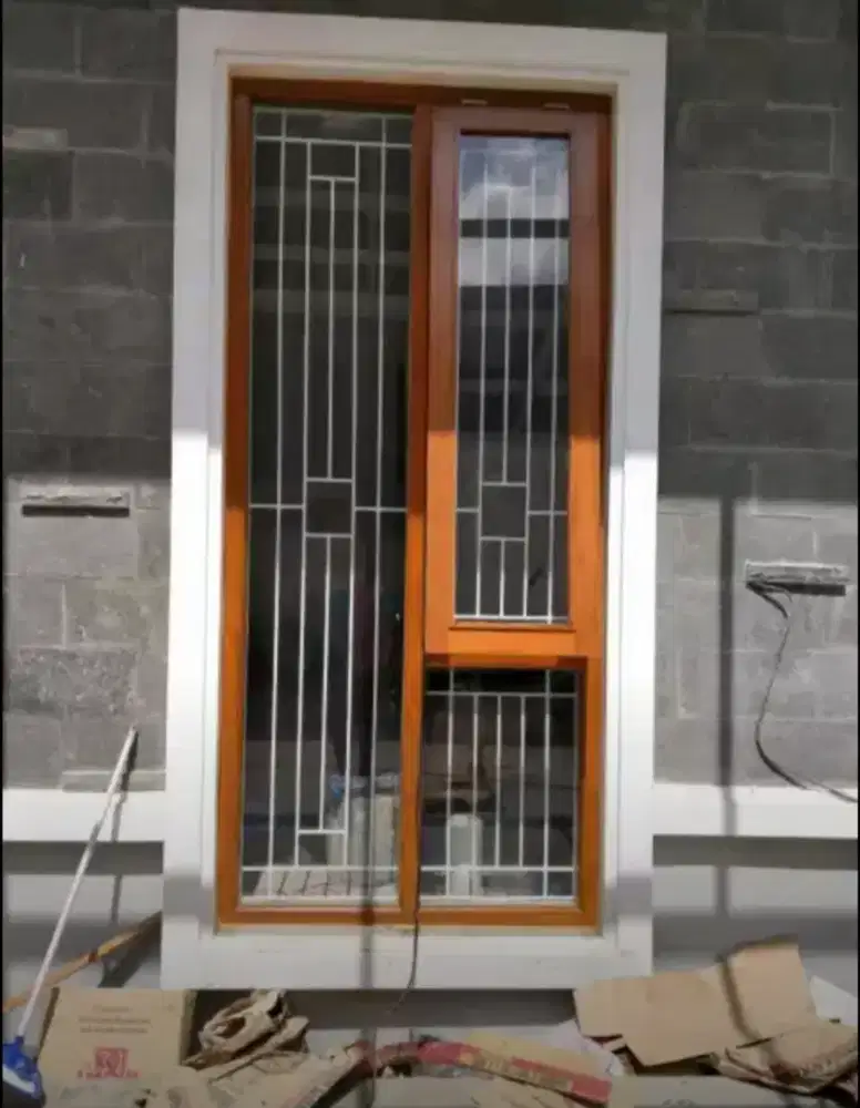 Teralis tralis jendela rumah pintu double jogja klasik murah minimalis