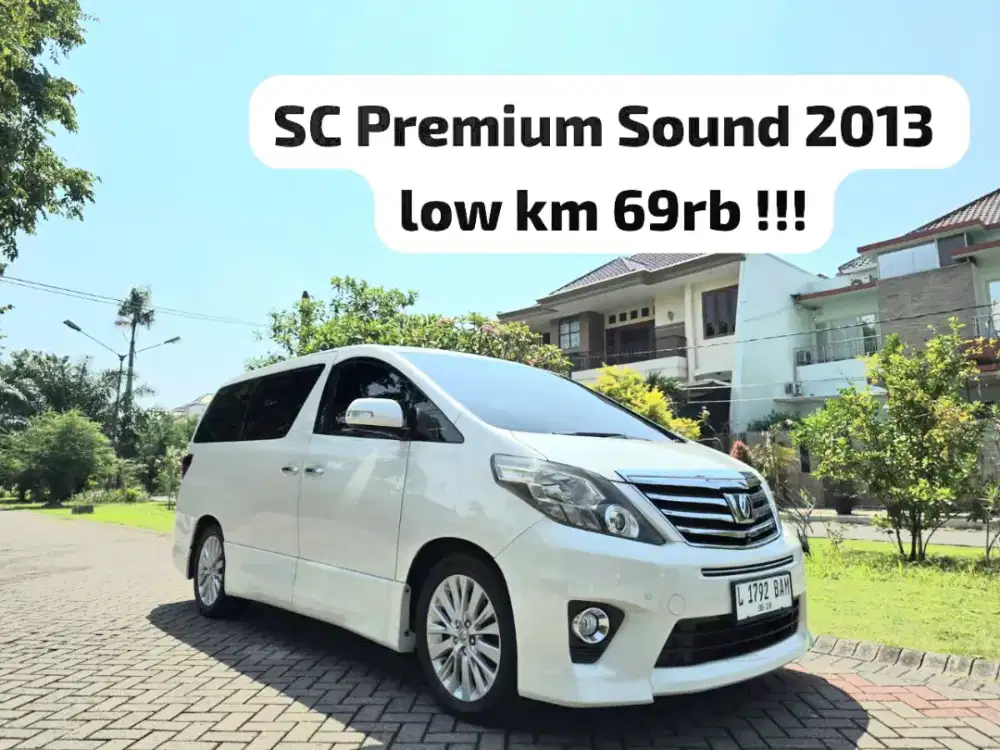 Vellfire / Alphard SC Premium Sound 2013 Putih Bs Krd !!! #PRINCEMOBIL