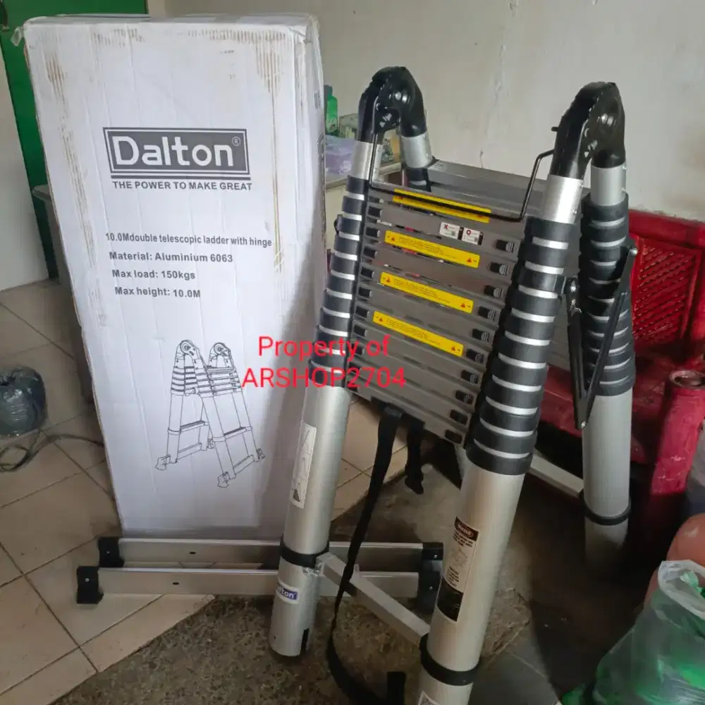 TANGGA TELESKOPIK DOUBLE 10M