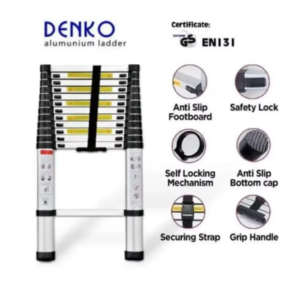 TANGGA TELESKOPIK SINGLE 9M