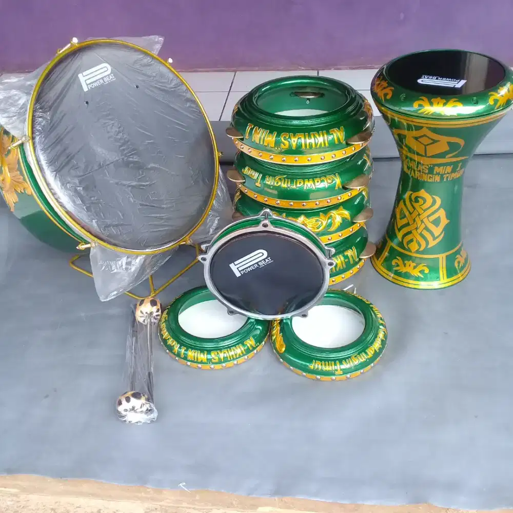 REBANA HADROH 1 PAKET UKIR NAMA