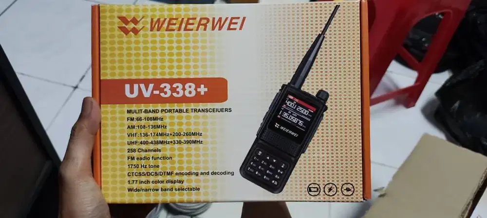 TERBARU HT Weierwei 338+ 4 band (Cas dengan usb C)
